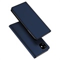 Étui à Rabat iPhone 11 avec Porte-Cartes Dux Ducis Skin Pro - Bleu Foncé