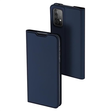 Etui à Rabat Samsung Galaxy A52 5G, Galaxy A52s Dux Ducis Skin Pro - Bleu