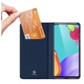 Etui à Rabat Samsung Galaxy A52 5G, Galaxy A52s Dux Ducis Skin Pro - Bleu