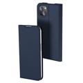 Etui à Rabat iPhone 14 Max Dux Ducis Skin Pro - Bleu