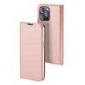 Etui à Rabat iPhone 14 Pro Max Dux Ducis Skin Pro - Rose