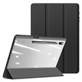 Étui à Rabat Samsung Galaxy Tab S7+/S7 FE/S8+ Tri-Fold Dux Ducis Toby - Noir
