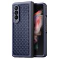 Coque Samsung Galaxy Z Fold4 5G Revêtue de Cuir Dux Ducis Venice - Bleue
