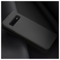 Étui Portefeuille Samsung Galaxy S10 en Cuir Dux Ducis Wish - Noir