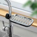 Ecoco Tablette en acier inoxydable pour lavabo