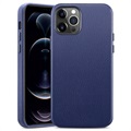 Coque iPhone 12 Pro Max en Cuir ESR Metro Premium - Bleue
