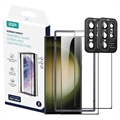 Verre Trempé et Protecteur d'Objectif Samsung Galaxy S23 Ultra 5G ESR Screen Shield - 2 Pièces