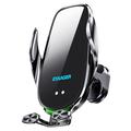 ESSAGER 15W Smart Car Wireless Charger Vehicle Phone Mount Charger Air Vent Phone Holder with Ambient Light
