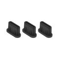 Prise anti-poussière DJI Mini 3 Pro USB-C - 3 pcs. - Noir