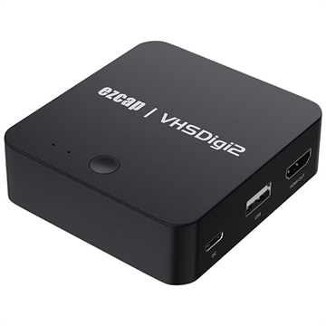 EZCAP 181P Transcription en un clic d\'une cassette VHS en MP4 CVBS AV Convertisseur d\'enregistrement vidéo Enregistreur avec port vidéo HD