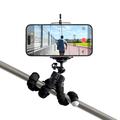 Trépied élastique pour téléphone et appareil photo selfie - Noir
