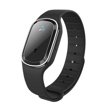 Bracelet électronique anti-moustiques à ultrasons - Noir