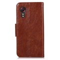 Étui Portefeuille Samsung Galaxy Xcover 5 - Série Elegant - Marron