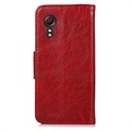 Étui Portefeuille Samsung Galaxy Xcover 5 - Série Elegant - Rouge
