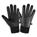 Gants élégants imperméables pour écrans tactiles - Noirs