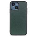 Coque iPhone 14 Max en Cuir Elegant - Verte