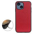 Coque iPhone 14 Max en Cuir Elegant - Rouge