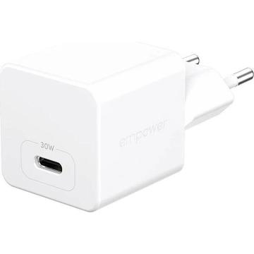Empower by PanzerGlass Turbo Chargeur USB-C 30W - Blanc