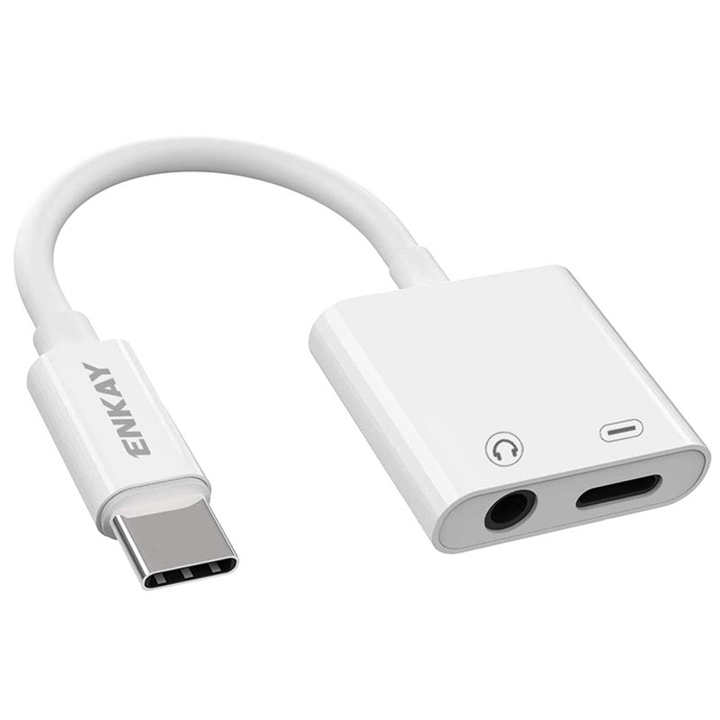 Adaptateur Casque USB-C/3.5mm Apple MU7E2ZM/A - Blanc