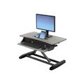 Ergotron WorkFit-Z Mini convertisseur de bureau assis-debout - Noir