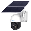 Caméra de Sécurité Escam QF724 Étanche et Alimentée par Énergie Solaire - 3.0MP, 30000mAh (Emballage ouvert - Satisfaisant Bulk)