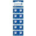 EverActive AG10 LR1130/LR54 Piles bouton alcalines - 10 Pcs.