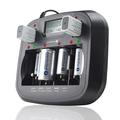 EverActive NC-900U Chargeur de batterie universel - 8x AAA/AA/C/D/9V