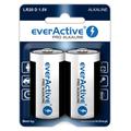 Piles alcalines EverActive Pro LR20/D 17500mAh - 2 Pcs.