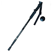 Bâton de randonnée extensible à 3 sections - 135cm (Emballage ouvert - Acceptable) - Noir
