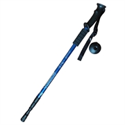 Bâton de randonnée extensible à 3 sections - 135cm - Bleu