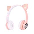 Casque sans fil Extralink Cat-Ear pour enfants - Rose