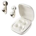 F22 Clip d'oreille OWS Casque sans fil avec réduction du bruit ENC et Bluetooth 6.0 - Blanc