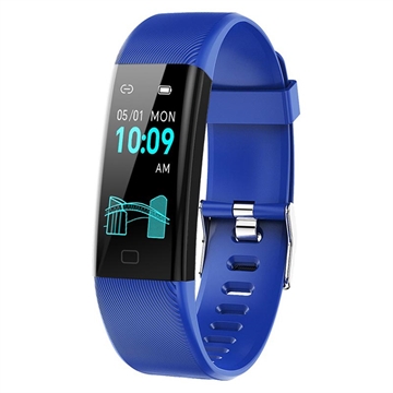 F71 Smart Bracelet / Fitness Tracker avec surveillance de la pression artérielle - Bleu