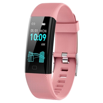 F71 Smart Bracelet / Fitness Tracker avec surveillance de la pression artérielle - Rose