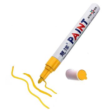 Flysea FS-110 Marqueur étanche pour le bricolage - Pour le métal, la pierre, le plastique et le papier - Jaune