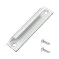 Poignée de meuble en aluminium - 9cm - Blanc