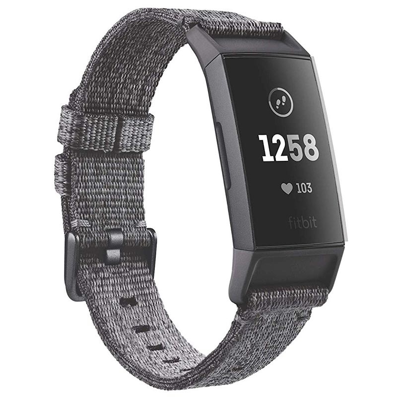 fitbit charge 3 woven band periwinkle