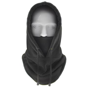 Cagoule en laine polaire / Cagoule pour l\'hiver et le ski - Noir