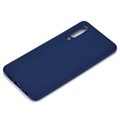 Coque Huawei P30 en Silicone - Flexible et Mate - Bleu