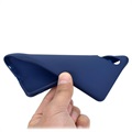 Coque Huawei P30 en Silicone - Flexible et Mate - Bleu