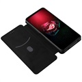 Étui à Rabat Asus ROG Phone 5 - Fibre de Carbone - Noir