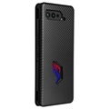 Étui à Rabat Asus ROG Phone 5 - Fibre de Carbone - Noir