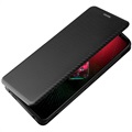 Étui à Rabat Asus ROG Phone 5 - Fibre de Carbone - Noir