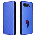 Étui à Rabat Asus ROG Phone 5 - Fibre de Carbone - Bleu