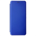 Étui à Rabat Asus ROG Phone 5 - Fibre de Carbone - Bleu