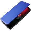 Étui à Rabat Asus ROG Phone 5 - Fibre de Carbone - Bleu