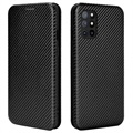 Étui à Rabat OnePlus 8T - Fibre de Carbone - Noir