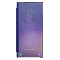 Étui à Rabat Armored Guards Samsung Galaxy S22 Ultra 5G - Fibre de Carbone - Violet