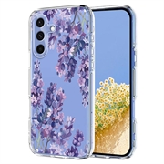 Coque Samsung Galaxy S25 FE en TPU à motif floral - Glycine