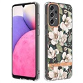 Coque Samsung Galaxy A33 5G en TPU - Série Flower - Gardénia Vert